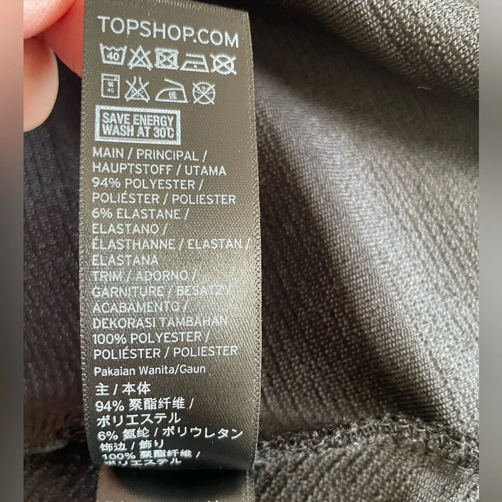 EUC Topshop Cut Out Fit and Flare Dress Size 6